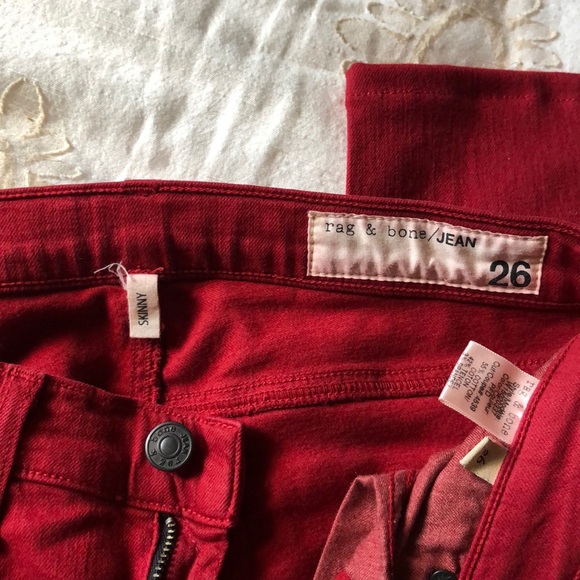 Rag and Bone Size 26 Ripped skinny Jeans SOLD - Picture 8 of 10